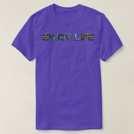 Leben genießen T-Shirt (Design vorne)