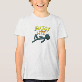 Leben genießen Tri-Blend shirt