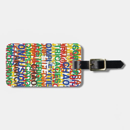 Leben Gepäckanhänger (Vorderseite horizontal)