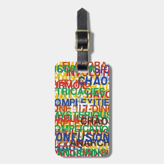 Leben Gepäckanhänger (Vorderseite vertikal)