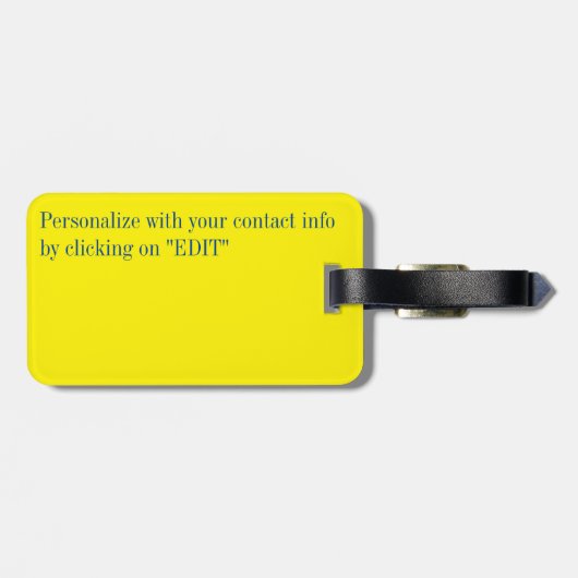 Leben Gepäckanhänger (Rückseite horizontal)