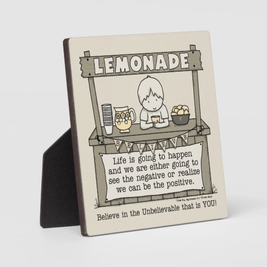 Leben geschieht fotoplatte (Vorderseite)