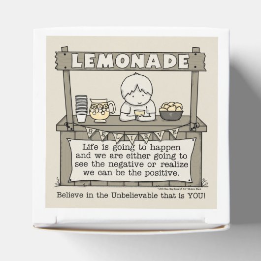 Leben geschieht geschenkschachtel (Oben)