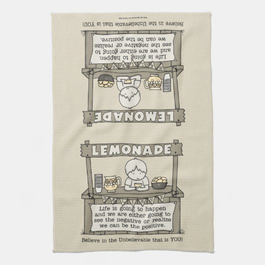 Leben geschieht geschirrtuch (Vertikal)