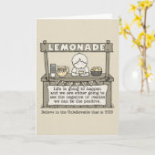 Leben geschieht karte (Gelbe Blume)