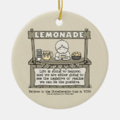 Leben geschieht keramik ornament (Vorne)