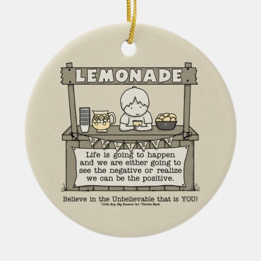 Leben geschieht keramik ornament (Vorne)