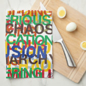 Leben Geschirrtuch (Viertel Falte)