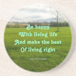 Leben Getränkeuntersetzer