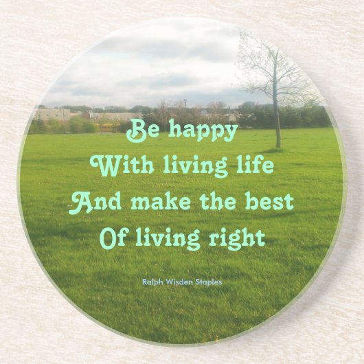 Leben Getränkeuntersetzer (Vorne)