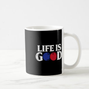 Leben Gut Bowling Byll Bowler Spieler Team Männer Kaffeetasse