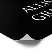 Leben gut gelebtes Herz Foto Custom Beerdigung Poster (Ecke)