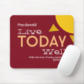 LEBEN HEUTE GUT | MOTIVIEREND | CHRISTLICH MOUSEPAD (Mit Mouse)