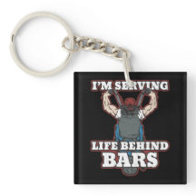 Leben hinter Bars Biker Typ