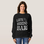 Leben hinter Bars Funny Bartending Mixologin Barte Sweatshirt (Vorne ganz)