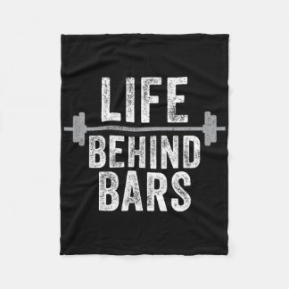 Leben hinter Bars Gewicht Lifting Gym Workout Body Fleecedecke