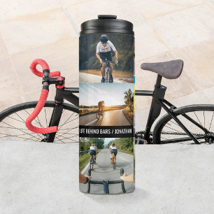 Leben hinter Bars Persönliche Bilder Fahrradfreund Thermosbecher