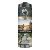 Leben hinter Bars Persönliche Bilder Fahrradfreund Thermosbecher (Vorderseite)