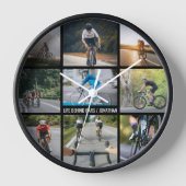 Leben hinter Bars Persönliche Bilder Fahrradfreund Uhr (Vorderseite)