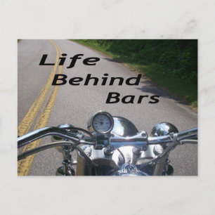 Leben hinter Bars Postkarte