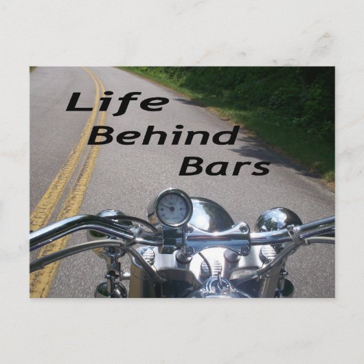 Leben hinter Bars Postkarte (Vorderseite)