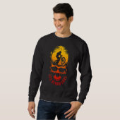 Leben hinter Gittern Mtb Mountainbike  Radfahren G Sweatshirt (Vorne ganz)