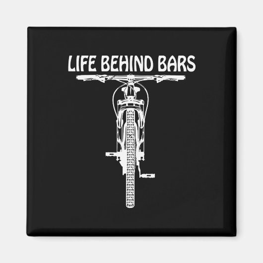 Leben hinter Rs Männer Frauen Bergfahren Mountainb Magnet (Vorne)
