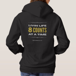 "Leben im 8-Schritte-Takt" Hoodie