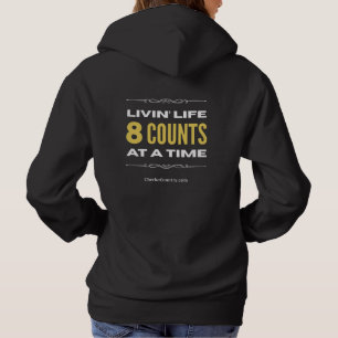 "Leben im 8-Schritte-Takt" Hoodie