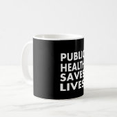 Leben im Bereich der öffentlichen Gesundheit geret Kaffeetasse (Vorderseite Links)