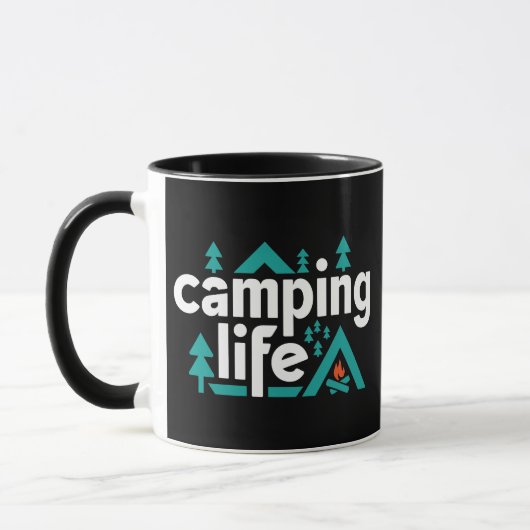Leben im Camping, Abenteuer warten auf Tasse (Links)