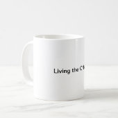 Leben im CNA Kaffeetasse (Vorderseite Links)