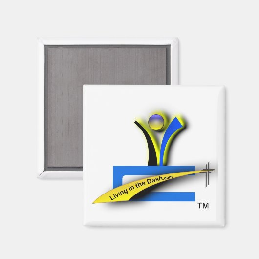 Leben im Dash Square Magnet (Vorderseite/Rückseite)