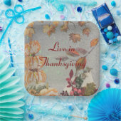 Leben im Erntedank Pappteller (Party)