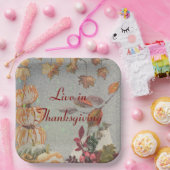 Leben im Erntedank Pappteller (Party)