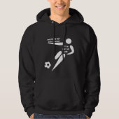 Leben im Fußball Hoodie (Vorderseite)