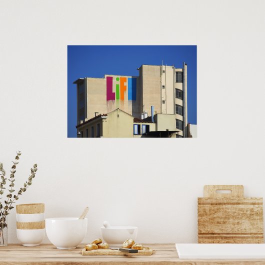 Leben im Gange Poster (Küche)