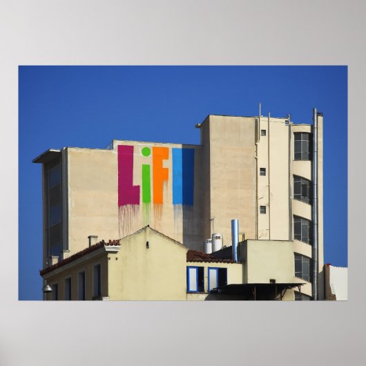 Leben im Gange Poster (Vorne)