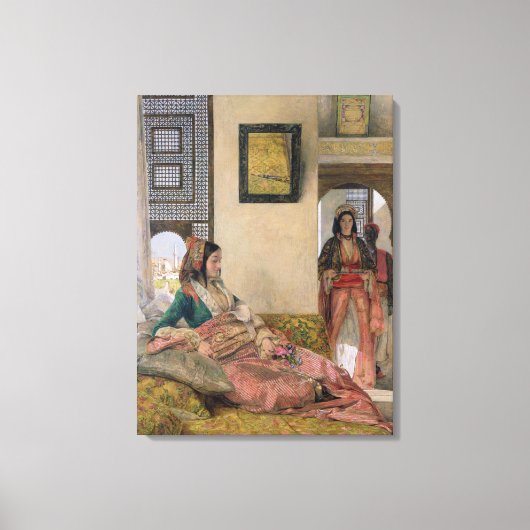 Leben im Harem, Kairo Leinwanddruck (Vorderseite)