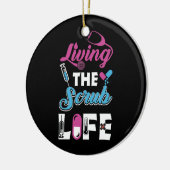 Leben im Krub - Stethoskop-Geschenk Keramik Ornament (Links)