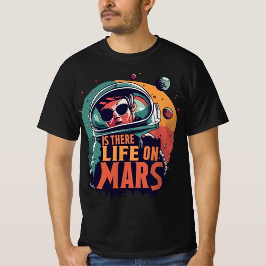 Leben im Mars T-Shirt (Vorderseite)