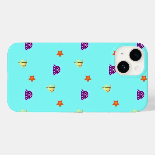 Leben im Meer Case-Mate iPhone Hülle (Rückseite (Horizontal))