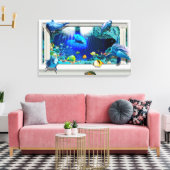 Leben im Meer Leinwanddruck (Insitu (Wohnzimmer))