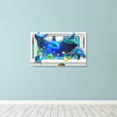 Leben im Meer Leinwanddruck (Insitu (Holzboden))