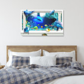 Leben im Meer Leinwanddruck (Insitu (Schlafzimmer))