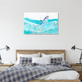 Leben im Meer Leinwanddruck (Insitu (Schlafzimmer))