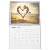 Leben im Mittelpunkt | Elegantes Gold Custom 12 Fo Kalender (Feb 2026)