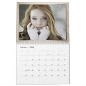 Leben im Mittelpunkt | Elegantes Gold Custom 12 Fo Kalender (Jan 2026)