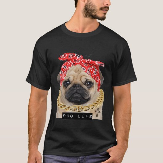 Leben im Mops Essenzieller T - Shirt 320 (Vorderseite)