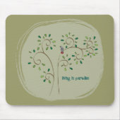 Leben im Paradies Mousepad (Vorne)